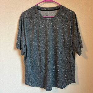 Lululemon Fresh Form Short Sleeve Black White M3BV1S Size M